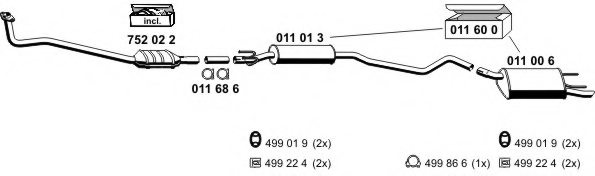 ERNST 050177 Exhaust System